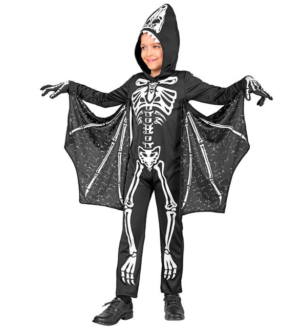 Halloween Kostuum Zwart Wit Kind Vleermuis van Widmann koop je bij Partywinkel