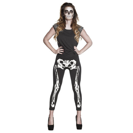 Halloween Legging Skelet van Boland koop je bij Partywinkel