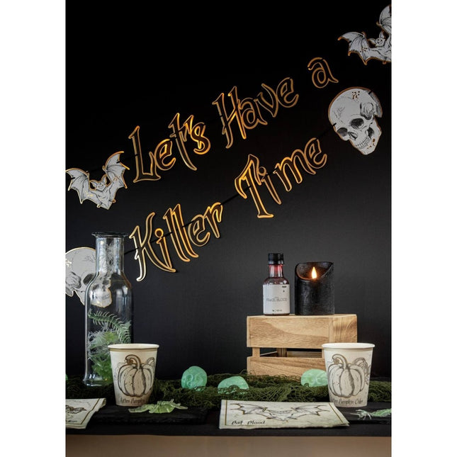 Halloween Letterslinger Let'S Have A Killer Time 1m van Folat koop je bij Partywinkel