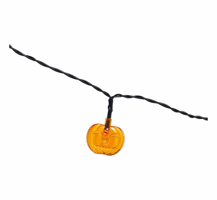 Halloween Lichtslinger LED Pompoenen 1,55m van Fiestas Guirca koop je bij Partywinkel
