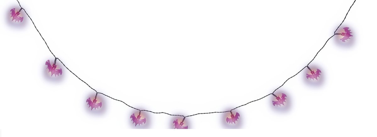 Halloween Lichtslinger LED Vleermuizen 1,55m van Fiestas Guirca koop je bij Partywinkel