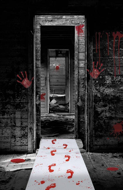 Halloween Loper Wit Bloed 60cm 4,5m van Boland koop je bij Partywinkel