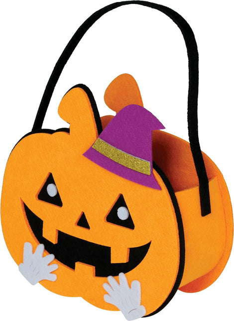 Halloween Mand Pompoen 16cm van Fiestas Guirca koop je bij Partywinkel