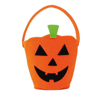 Halloween Mandje Pompoen 31cm van Fiestas Guirca koop je bij Partywinkel