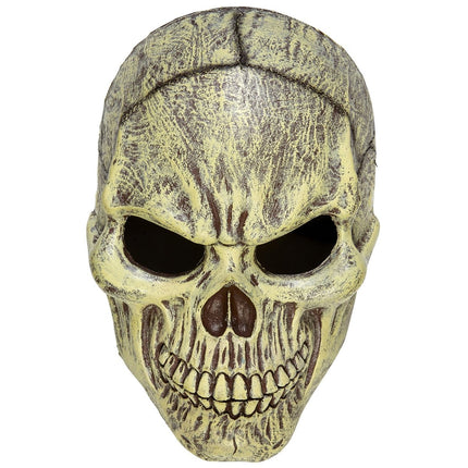 Halloween Masker Beige Schedel van Widmann koop je bij Partywinkel