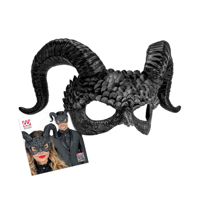 Halloween Masker Demoon van Widmann koop je bij Partywinkel