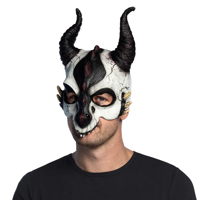 Halloween Masker Draken Schedel van Boland koop je bij Partywinkel