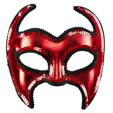 Halloween Masker Duivel Metallic van Widmann koop je bij Partywinkel