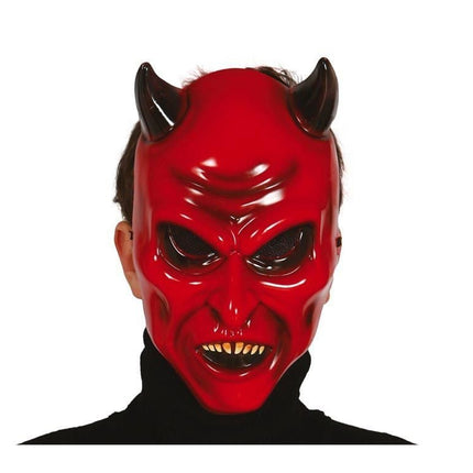 Halloween Masker Duivel Rood van Fiestas Guirca koop je bij Partywinkel