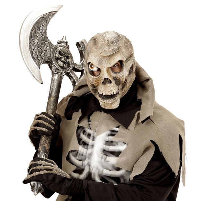 Halloween Masker Grijs Kind van Widmann koop je bij Partywinkel