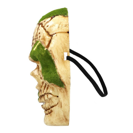 Halloween Masker Groen Schedel van Boland koop je bij Partywinkel