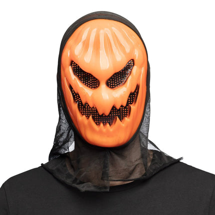 Halloween Masker Oranje Pompoen van Boland koop je bij Partywinkel