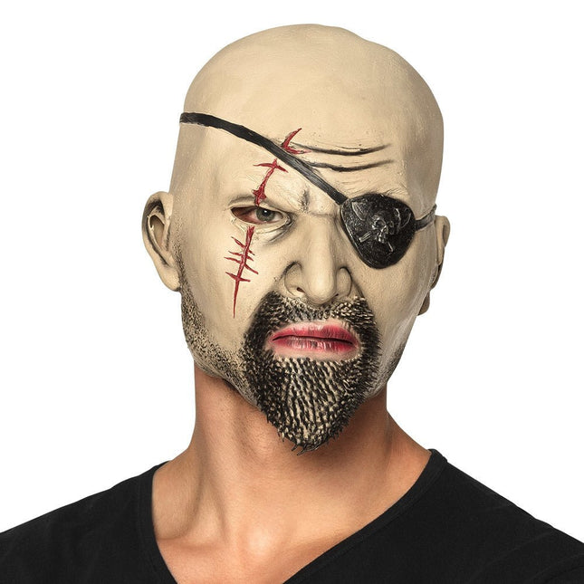 Halloween Masker Piraat van Boland koop je bij Partywinkel