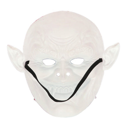 Halloween Masker Rood Wit Vampier van Boland koop je bij Partywinkel