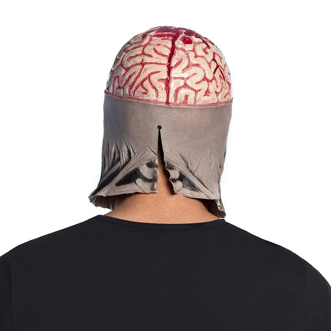 Halloween Masker Schedel Met Hersenen van Boland koop je bij Partywinkel