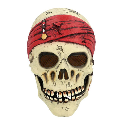 Halloween Masker Schedel Piraat van Boland koop je bij Partywinkel