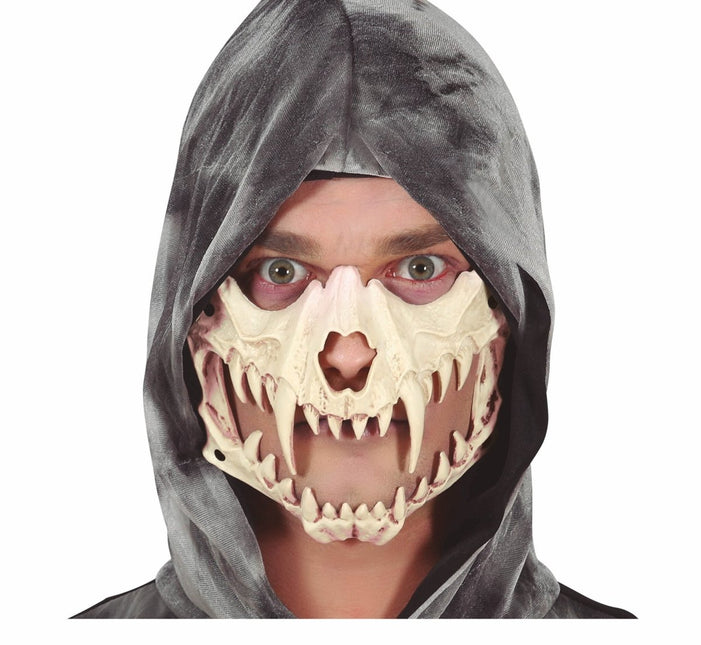 Halloween Masker Schedel Tanden van Fiestas Guirca koop je bij Partywinkel