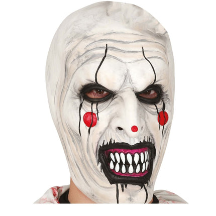 Halloween Masker Wit Clown van Fiestas Guirca koop je bij Partywinkel
