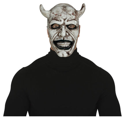 Halloween Masker Wit Duivel van Fiestas Guirca koop je bij Partywinkel