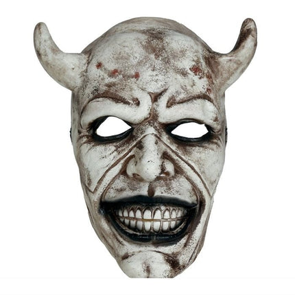 Halloween Masker Wit Duivel van Fiestas Guirca koop je bij Partywinkel