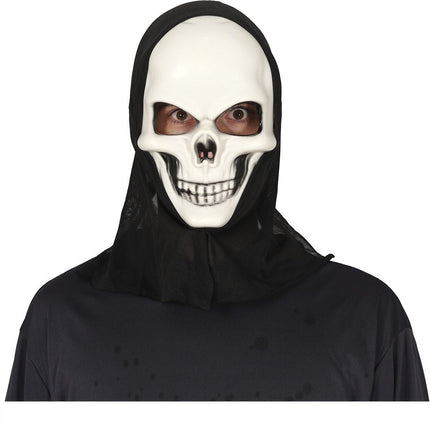 Halloween Masker Wit Schedel van Fiestas Guirca koop je bij Partywinkel