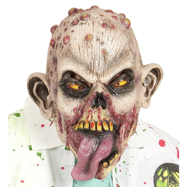 Halloween Masker Zombie Licker van Widmann koop je bij Partywinkel