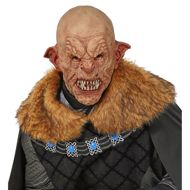 Halloween Masker Zombie Met Nek En Borst van Widmann koop je bij Partywinkel