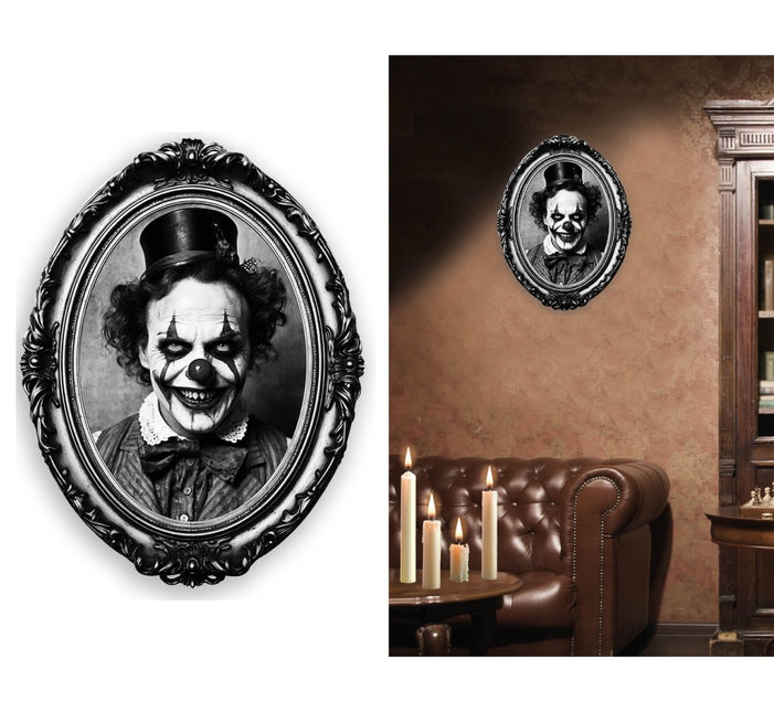 Halloween Muursticker Horror Clown 30cm van Fiestas Guirca koop je bij Partywinkel