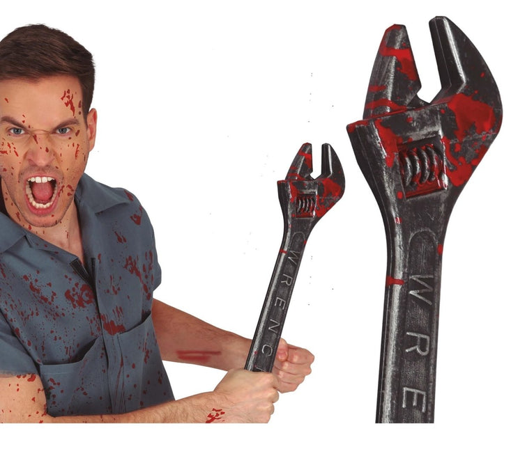 Halloween Nep Breekijzer Met Bloed 45cm van Fiestas Guirca koop je bij Partywinkel