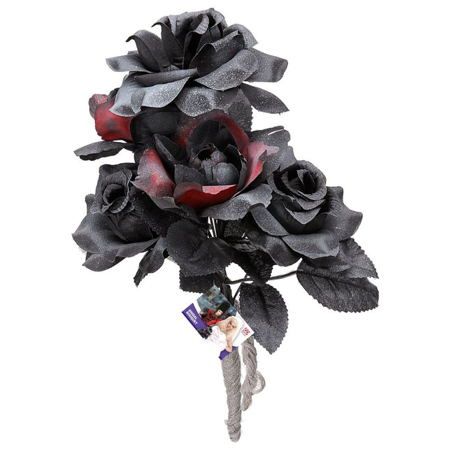 Halloween Nep Bruidboeket Zwart van Widmann koop je bij Partywinkel