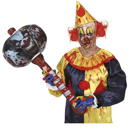 Halloween Nep Hamer Opblaasbaar 90cm van Fiestas Guirca koop je bij Partywinkel