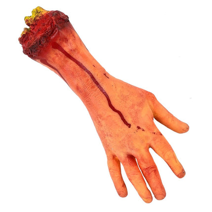 Halloween Nep Hand Afgehakt Met Bot van Widmann koop je bij Partywinkel