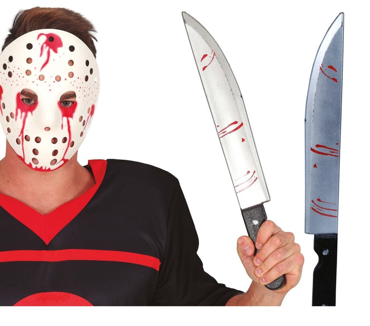 Halloween Nep Machete Met Bloed 45cm van Fiestas Guirca koop je bij Partywinkel