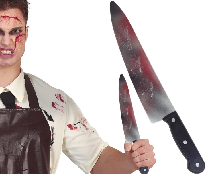 Halloween Nep Mes Bloed 39cm van Fiestas Guirca koop je bij Partywinkel