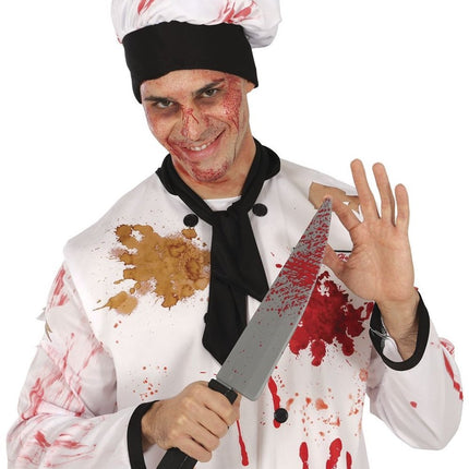 Halloween Nep Mes Bloederig 42cm van Fiestas Guirca koop je bij Partywinkel