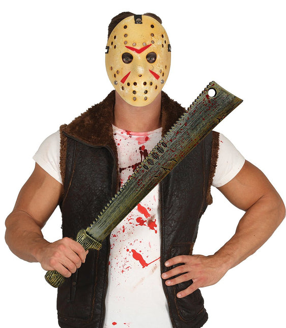 Halloween Nep Mes Bloedig 68cm van Fiestas Guirca koop je bij Partywinkel