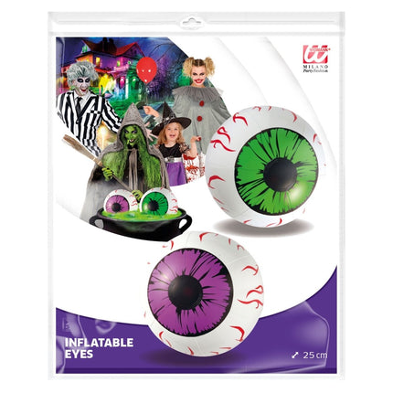 Halloween Nep Ogen Opblaasbaar 2st van Widmann koop je bij Partywinkel