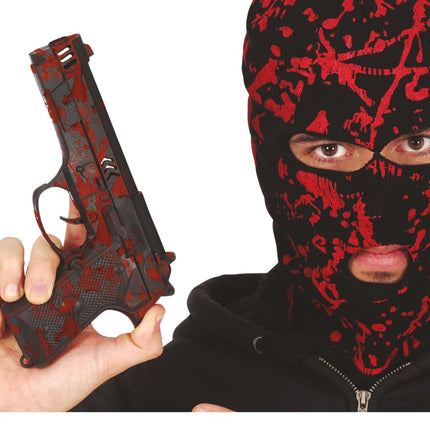 Halloween Nep Pistool Bloederig 22cm van Fiestas Guirca koop je bij Partywinkel