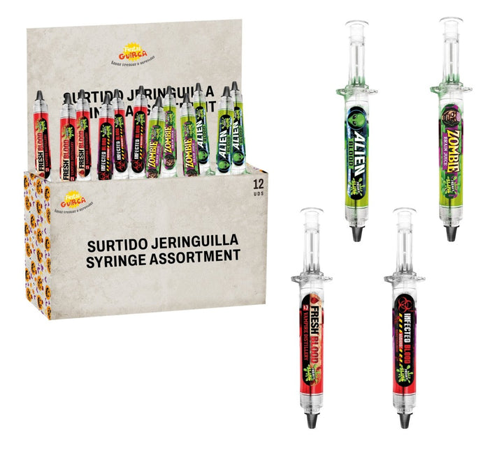 Halloween Nep Spuit Nep Bloed 12st van Fiestas Guirca koop je bij Partywinkel