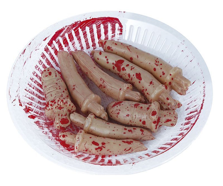 Halloween Nep Vingers Set 8 delig van Fiestas Guirca koop je bij Partywinkel