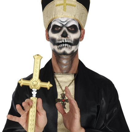 Halloween Nep Zwaard Dolk Kruis 26cm van Fiestas Guirca koop je bij Partywinkel