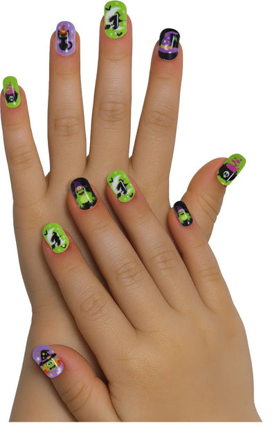 Halloween Nepnagels Kind Heksen van Fiestas Guirca koop je bij Partywinkel