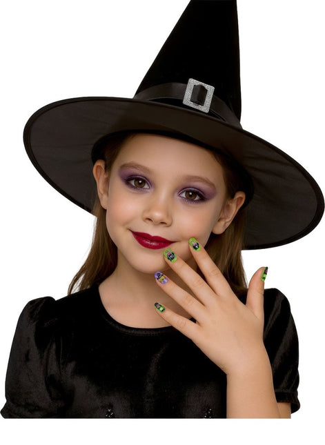 Halloween Nepnagels Kind Heksen van Fiestas Guirca koop je bij Partywinkel