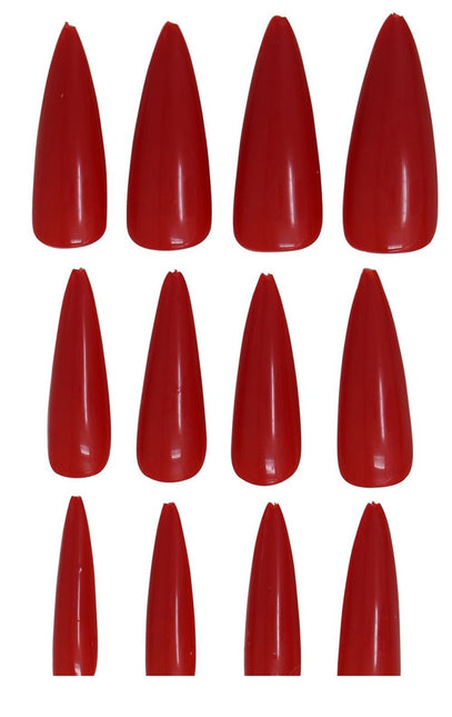 Halloween Nepnagels Rood Punt van Fiestas Guirca koop je bij Partywinkel
