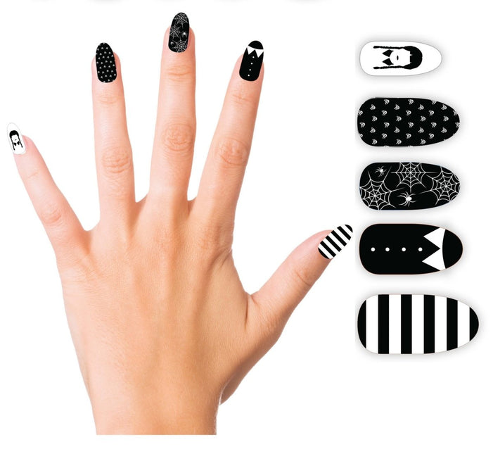 Halloween Nepnagels Zwart Gotisch van Fiestas Guirca koop je bij Partywinkel