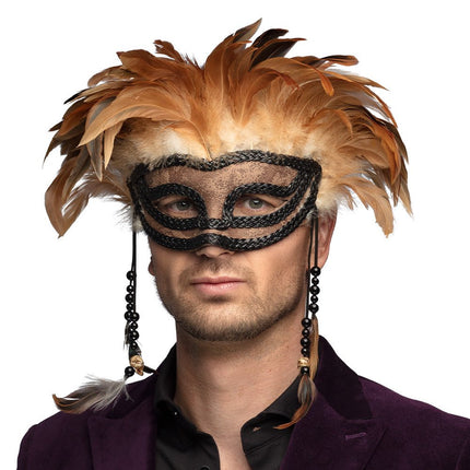 Halloween Oogmasker Voodoo Cimitiere van Boland koop je bij Partywinkel