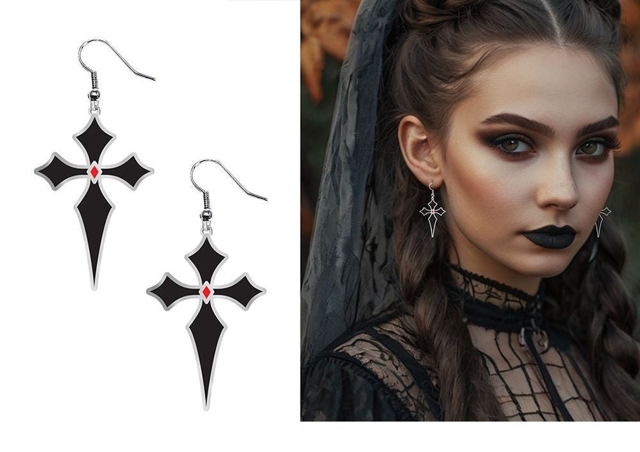 Halloween Oorbellen Kruisen van Fiestas Guirca koop je bij Partywinkel