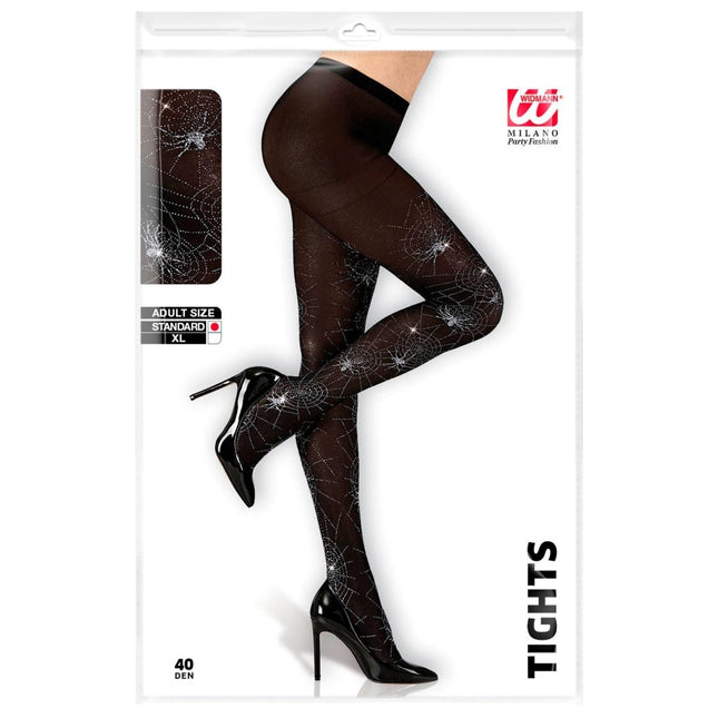 Halloween Panty Spinnen En Spinnenweb van Widmann koop je bij Partywinkel