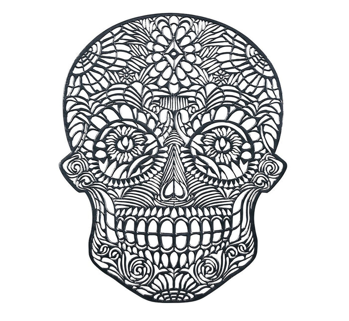 Halloween Placemats Schedel 38cm van Fiestas Guirca koop je bij Partywinkel