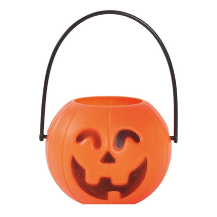 Halloween Pompoen Bakjes 7cm 6st van Fiestas Guirca koop je bij Partywinkel